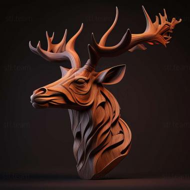 3D model Calodia deergha (STL)